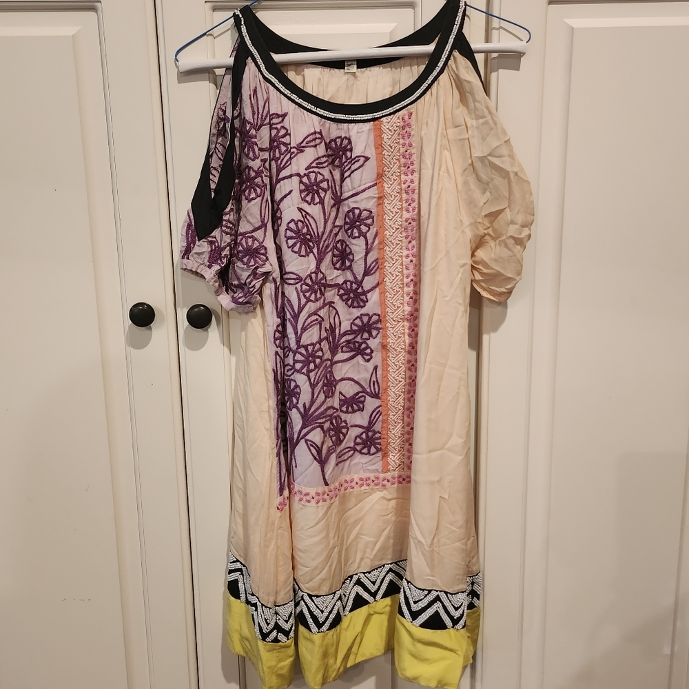 Silk Shift Dress by Leif Notes by Anthropologie